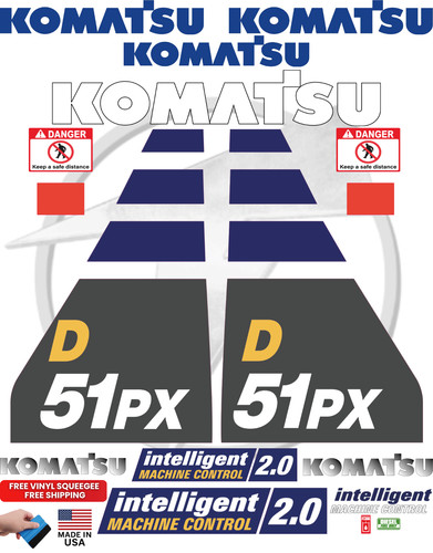 Adatto per komatsu d51px - d51px, kit
