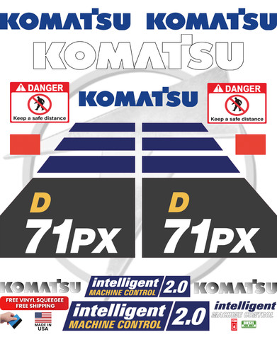 Adatto per komatsu d71px kit - per,