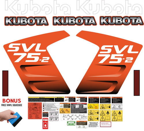 Adatto per kubota svl75 kit - adatto,