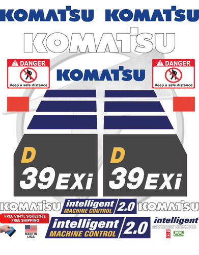 Adatto per komatsu d39exi kit - adatto,