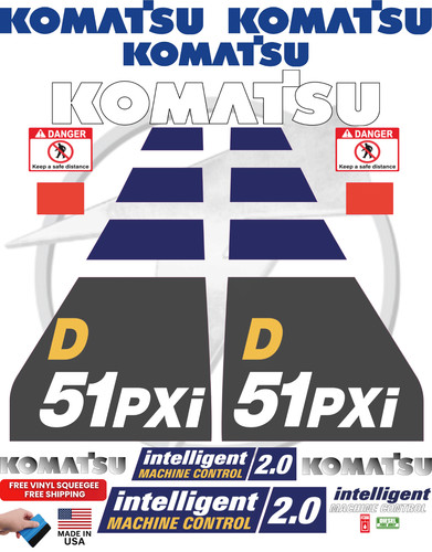 Adatto per komatsu d51pxi kit - adatto,