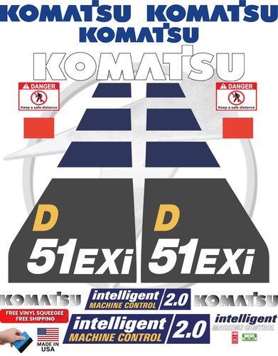Adatto per komatsu d51exi kit - adatto,